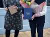 It is Pauline's 90th birthday soon and Joint-Chair Michele presented her with flowers and a gift, MEsG Winter Social 2024