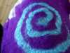 sample of felting by Sarah Lowes, Sarah Lowes TALK at Merseyside Expressive Stitchers Group, October 2024